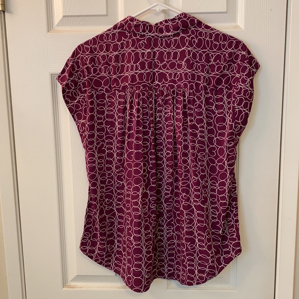 Anthropologie Maeve Raffine Button-Down Blouse View 3